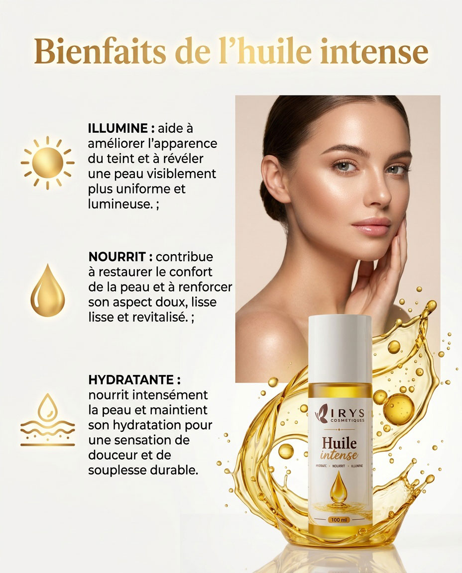 Bienfaits huile intense